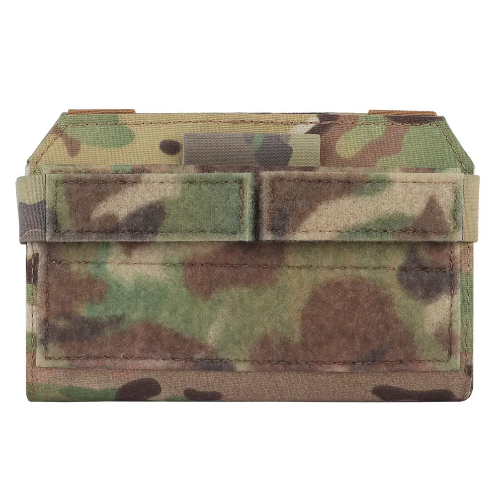 Tactical Admin Phone Pouch MOLLE – Military Hunting Vest Front Panel Map Holder & Utility Carrier Bag for Outdoor Navigation