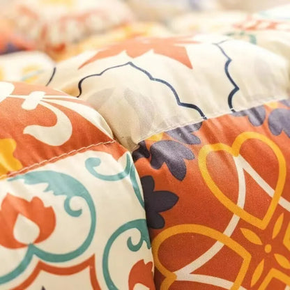Cotton Floral Sofa Cover - Anti-Slip Couch Cushion & Tatami Furniture Protector