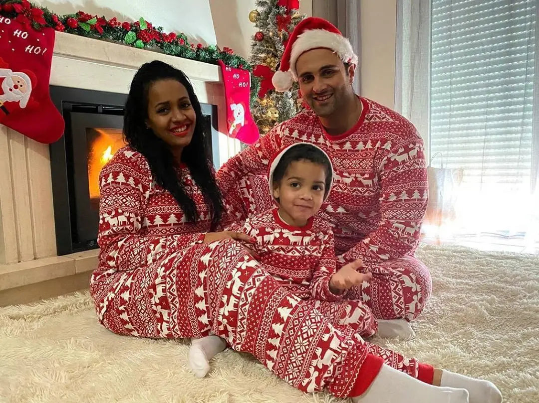 Mommy and Me Christmas Pajamas Set 2023 - Soft & Cute 2-Piece Sleepwear for Family, Adults & Kids Xmas Outfits