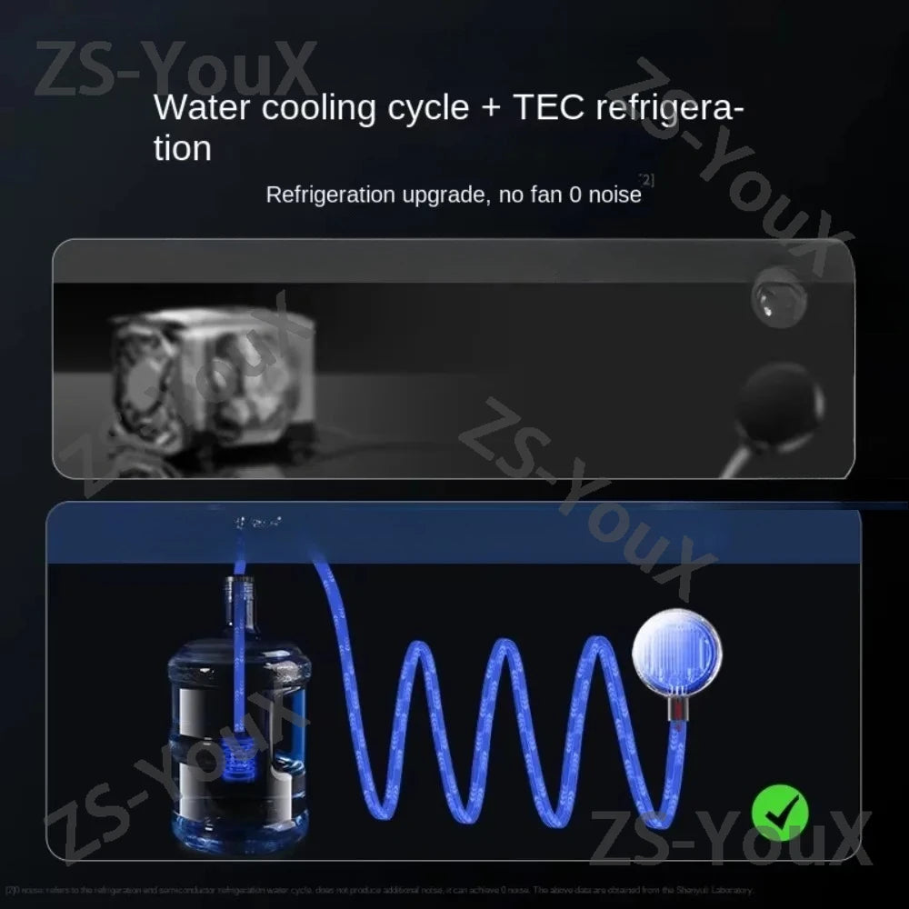 Semiconductor Phone Cooler - Silent Water-Cooled Mobile Cooling Stand