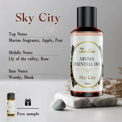 Hotel Collection 150ml Aroma Diffuser Essential Oil – Home & Car Refill for Air Humidifier