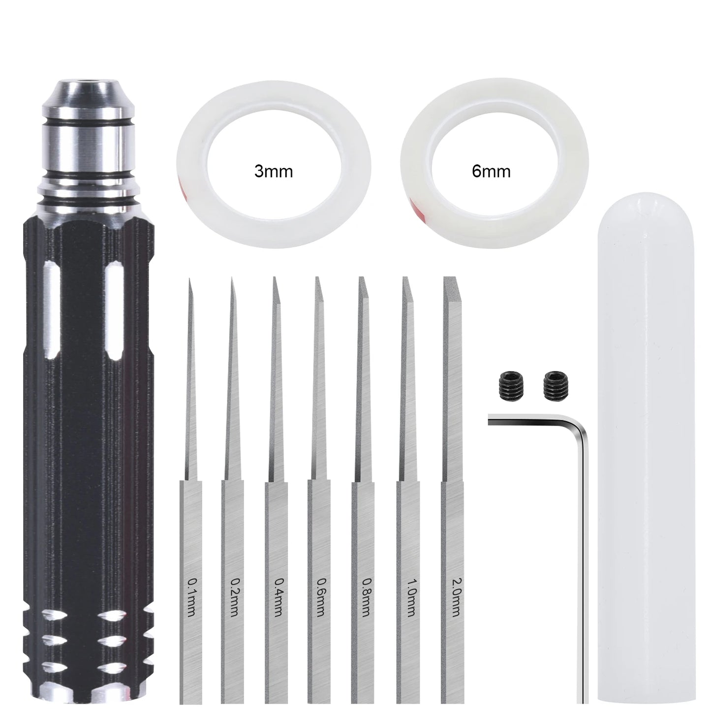 Wear-Resistant Model Carving Scriber Tool Set – Precision Engraving, Cutting & Resin Line Scribing Knife
