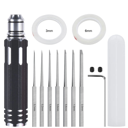Wear-Resistant Model Carving Scriber Tool Set – Precision Engraving, Cutting & Resin Line Scribing Knife