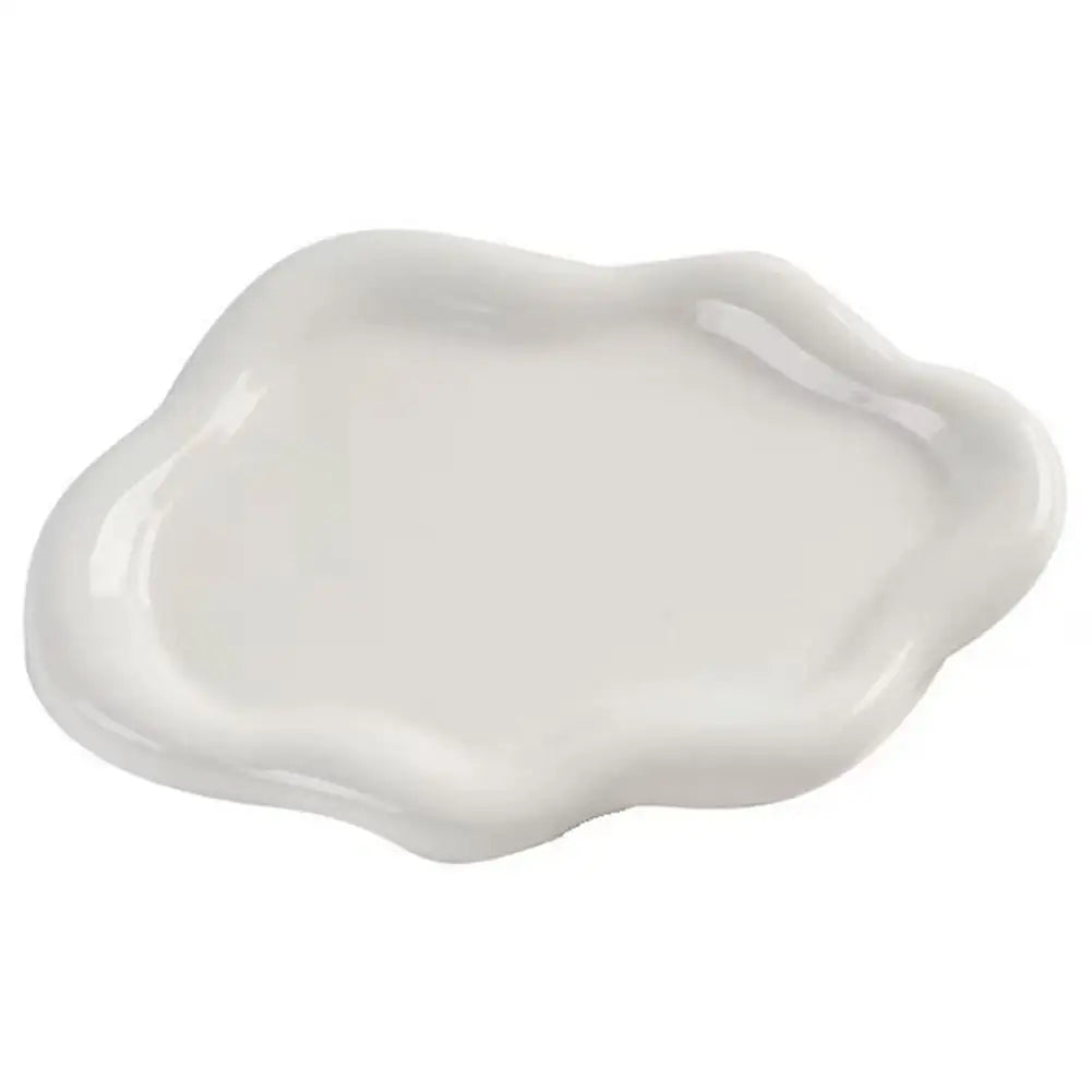 Cloud Shape Jewelry Storage Tray - Plastic Earring & Ring Display Organizer for Women, Photos & Home Decor