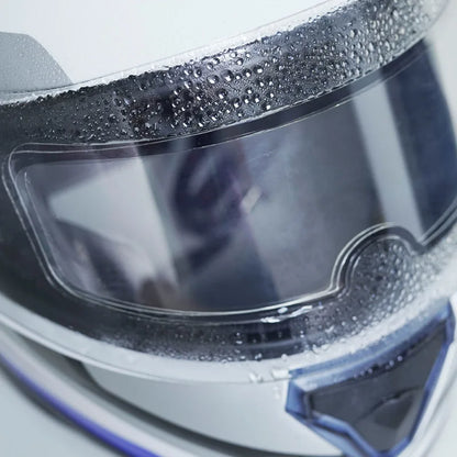4PCS Universal Motorcycle Helmet Anti-Fog & Rainproof Film - Clear Coating Sticker for Helmet Accessories