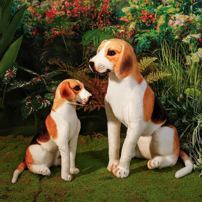 45-65cm Realistic Beagle Plush Toy - Stuffed Dog Doll, Gift, Home Decor & Pet Store Mascot