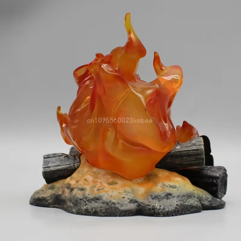 Calcifer 12cm PVC Figure – Kawaii Action Figurine with Light, Desktop Decoration & Kids Birthday Gift