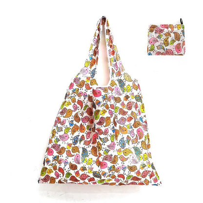 Eco-Friendly Foldable Reusable Shopping Bag – Portable Heavy-Duty Tote Shoulder Bag for Grocery, Travel & Daily Storage Fashion Handbag