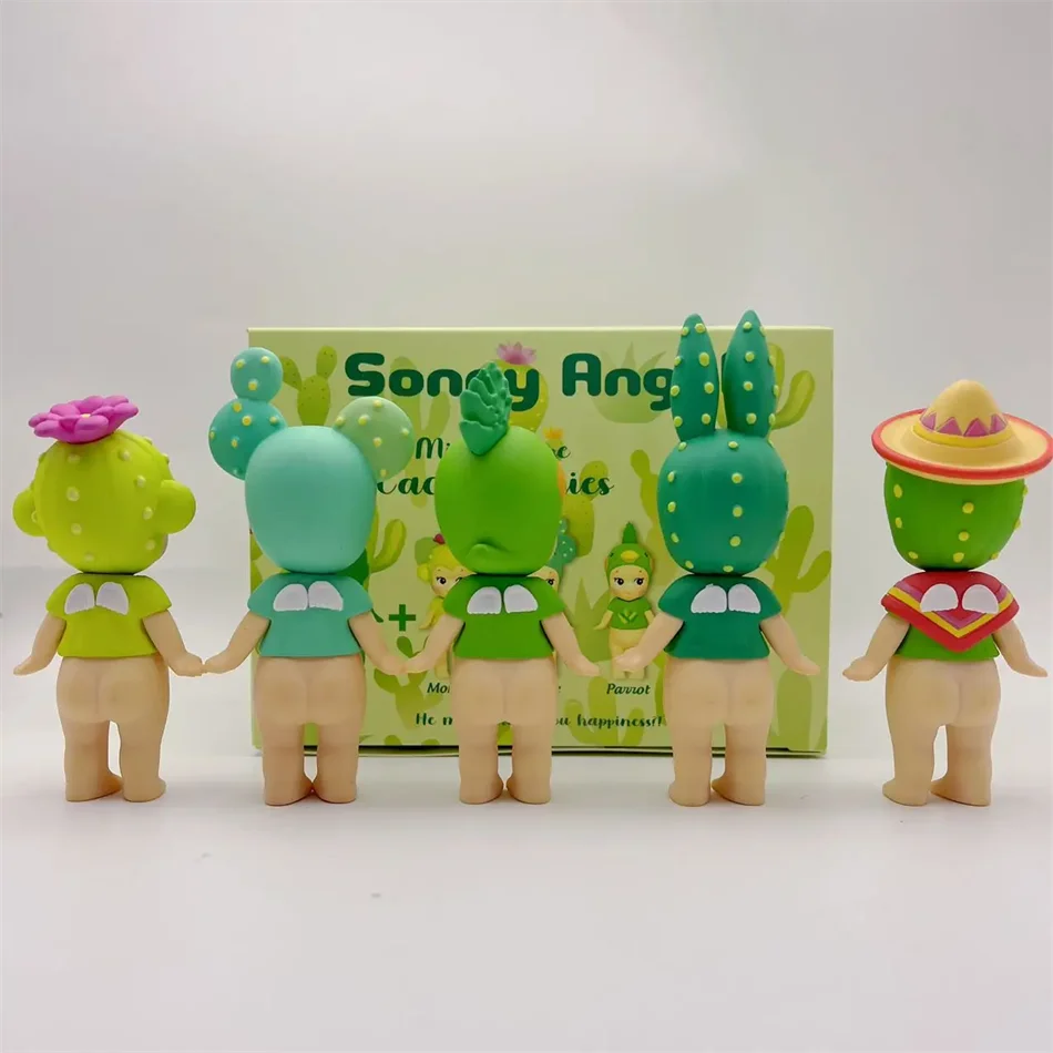 Sonny Angel Mini Figure Cactus Series — Mystery Blind Box Toy Doll, Lucky Mascot, Handmade Christmas Gift