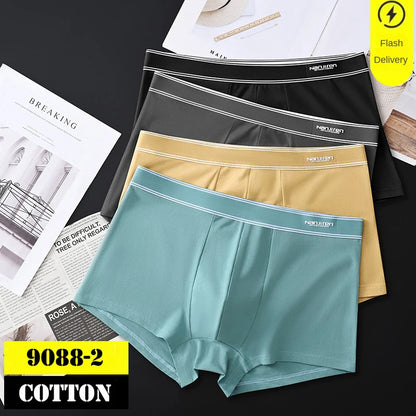Men’s Cotton Boxer Shorts – Sexy U-Convex Underwear Panties, Comfortable Male Underpants with Free Shipping