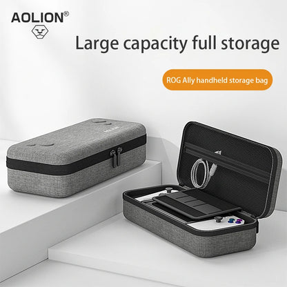 Aolion Protective EVA Storage Case for ASUS ROG Ally – Portable Travel Carry Bag for Game Console & Accessories