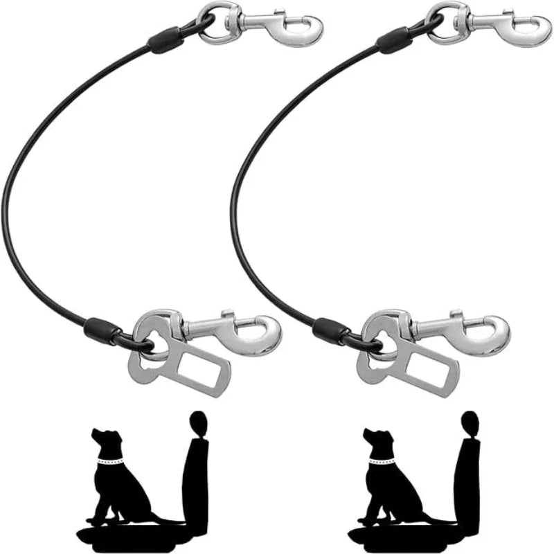 Chew-Proof Dog Car Harness – Durable & Secure Seat Belt for Small/Medium Dogs, Comfortable Pet Travel Safety Essential