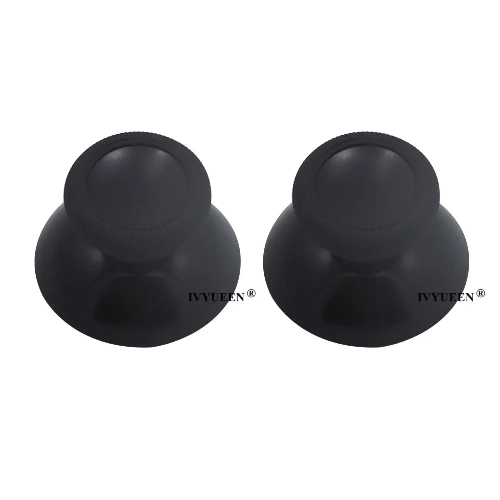 IVYUEEN 100PCS Black Analog Stick Caps – Thumb Grip Covers for PS5, PS4, PS3 & Xbox Controllers