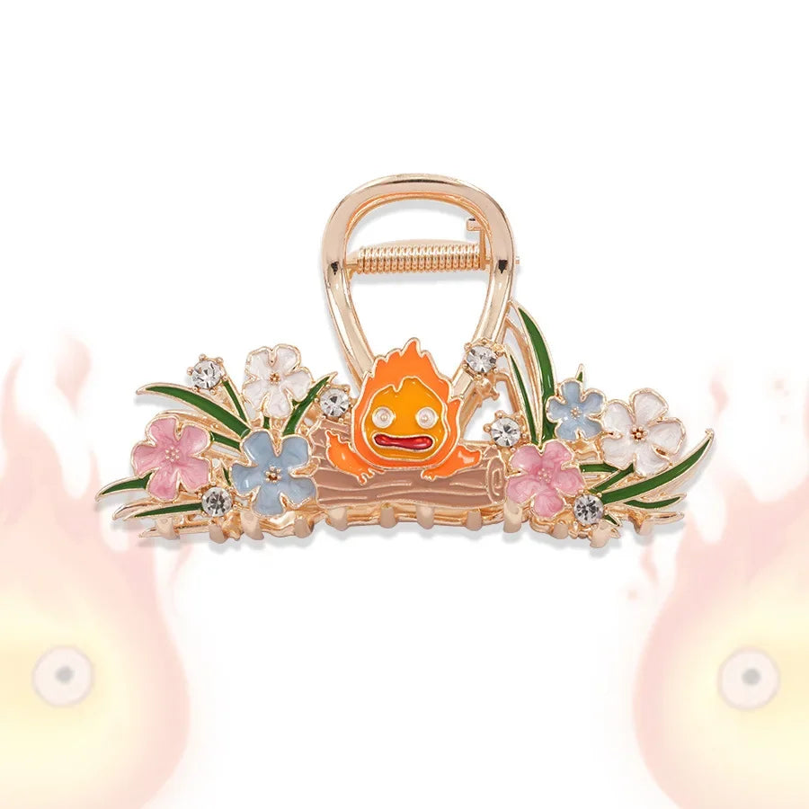 YWYHJ Cute Cartoon Hair Claw | Large Dragon & Japanese Cat Hair Clip for Women