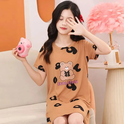 Mom & Daughter Summer Nightgowns - Matching Family Pajamas & Girls Sleepwear Dresses