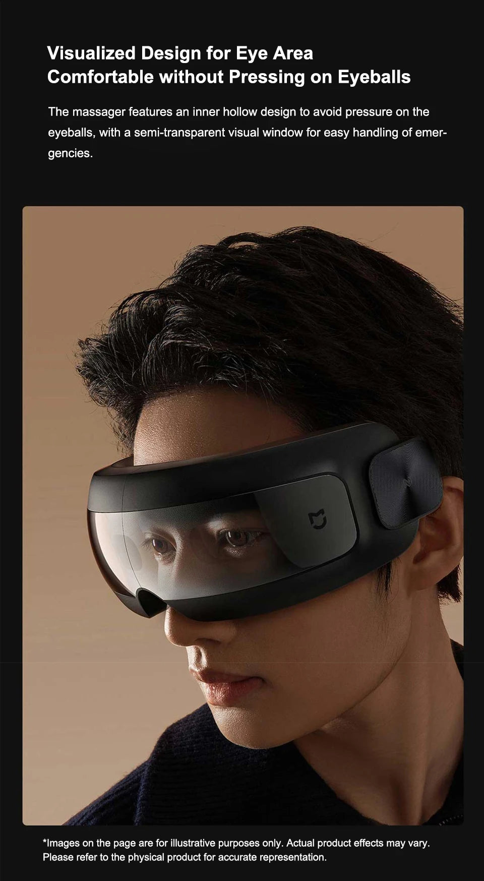Xiaomi Mijia Smart Eye Massager – Hot Compress & Zone Massage Glasses with Mi Home App