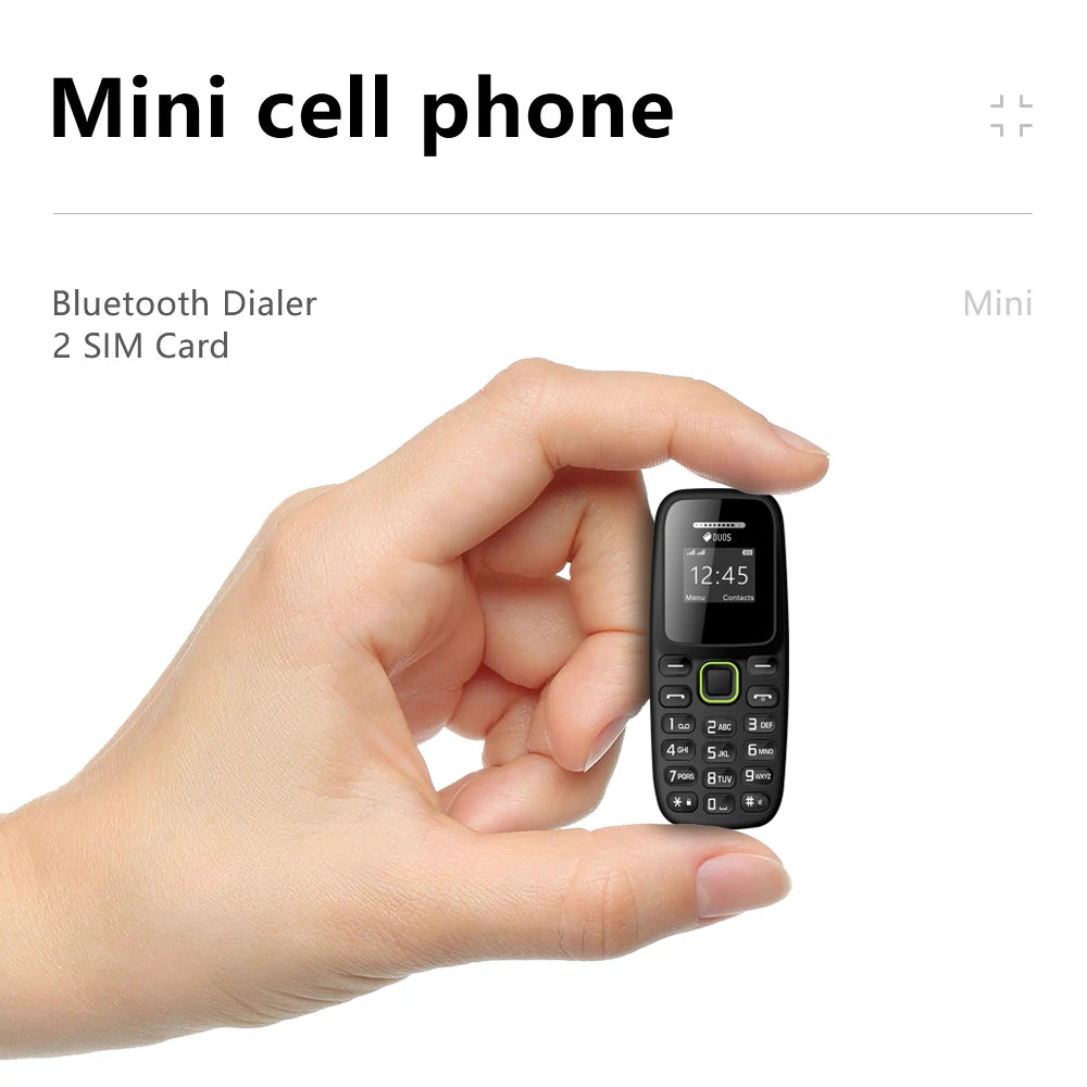 SERVO BM310 Mini Mobile Phone – Dual SIM, Call Recording, Magic Voice, Blacklist, MP3 Player, 2G Tiny Button Cellphone