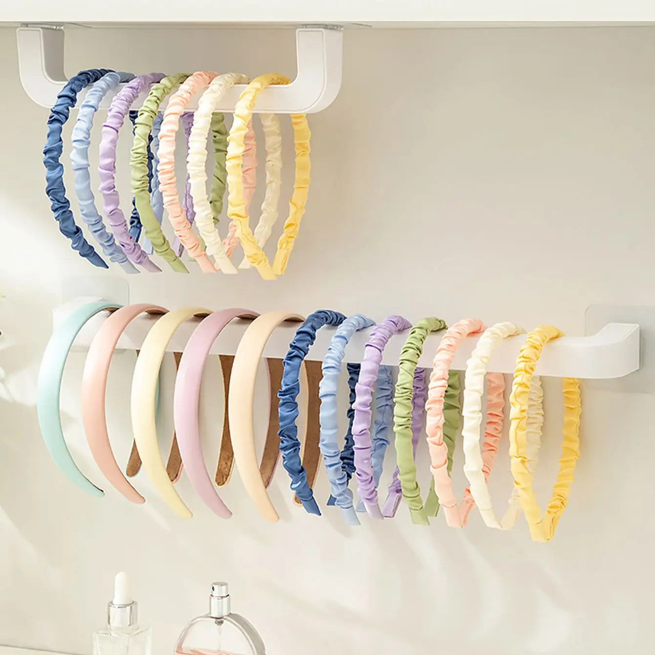 Multifunctional Seamless Hair Loop Storage Rack - Non-Punching, Dormitory Head Rope Hook Organizer