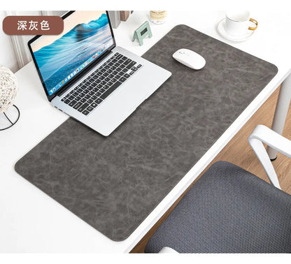 Waterproof PU Desk Pad – Large Non-Slip Mouse Pad & Keyboard Mat for Computer Laptop, Easy to Clean Protective Cover