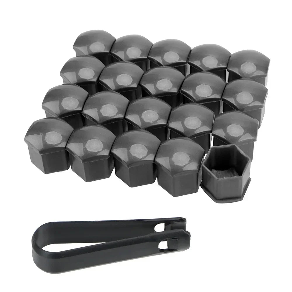 20PCS Car Wheel Nut Caps – Anti-Rust Tire Bolt Covers, 17/19/21mm Hub Protection & Exterior Decoration