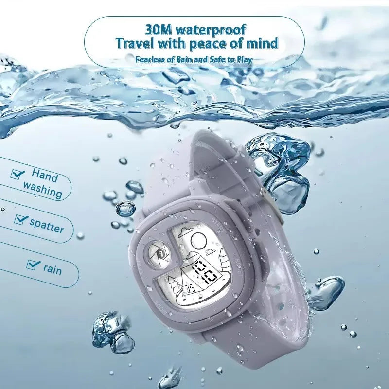Children’s Digital Sports Watch - Waterproof Electronic Wristwatch with Alarm & Timer for Boys and Girls