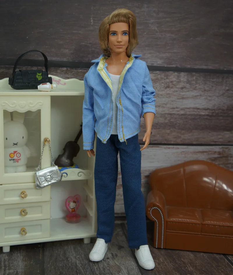 High-Quality 30cm Doll Dress — Clothes for Babi & Ken Dolls, Perfect Birthday & Christmas Gift for Girls