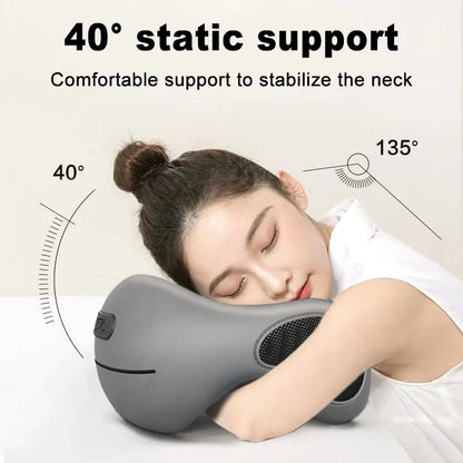 Multifunction U-Shaped Neck Pillow – Soft Slow Rebound Travel Pillow for Sleeping, Cervical Support & Massage