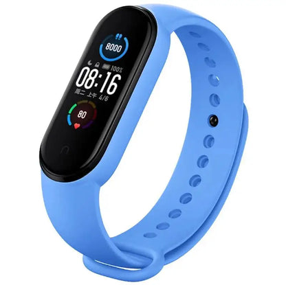 Silicone Watch Strap for Xiaomi Mi Band - Replacement Wristband Bracelet for Mi Band 3 4 5 6 7 Smartwatch Accessories