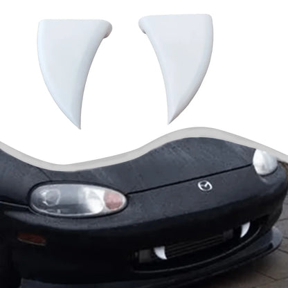2-Piece Monster Car Fangs - Funny Halloween & Christmas Vehicle Decorations
