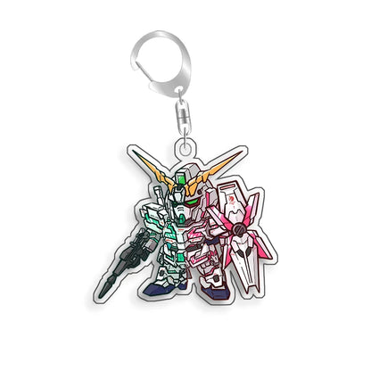 Gundam Freedom ZGMF-X10A Keychain - Recycled Acrylic Anime Backpack Pendant and Collectible Gift for Fans