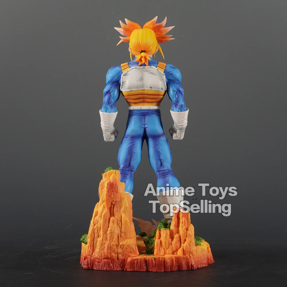 Dragon Ball Z Trunks Figure — 30cm PVC Action Figure with Two Heads, Collectible Toy for Kids & Gifts