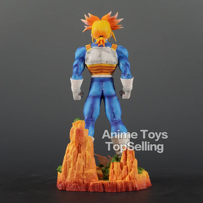 Dragon Ball Z Trunks Figure — 30cm PVC Action Figure with Two Heads, Collectible Toy for Kids & Gifts