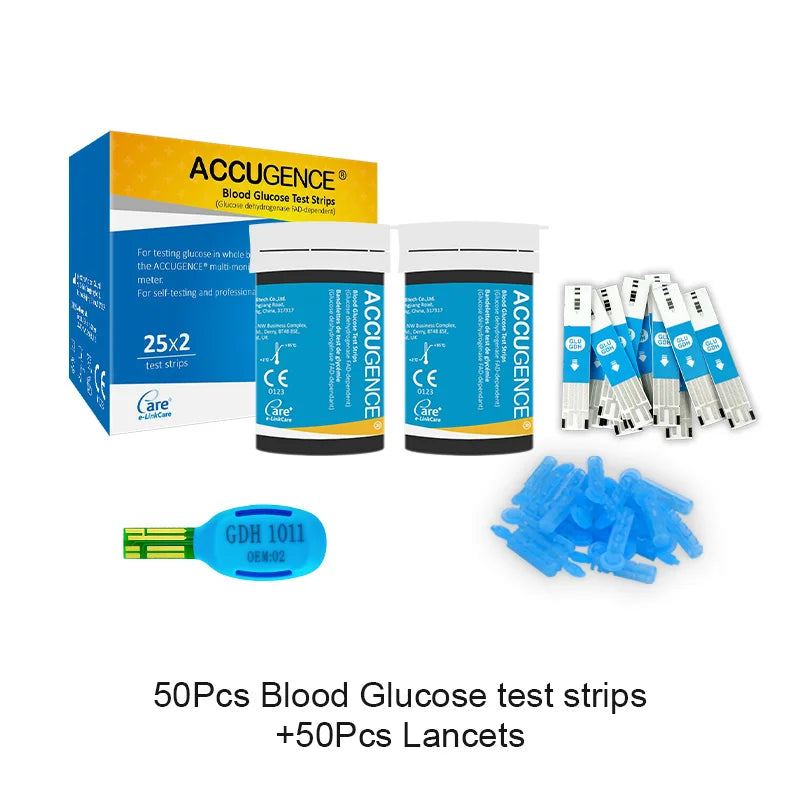 4-in-1 Multifunction Blood Monitor – Hemoglobin, Glucose, Ketone, Uric Acid Test for Diabetes, Anemia, Gout