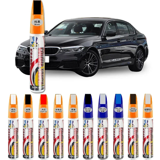 Car Scratch Paint Care Pen | Black Paint Repair Pen for Scratch Covering – Multiple Colors Available, Car Accessories