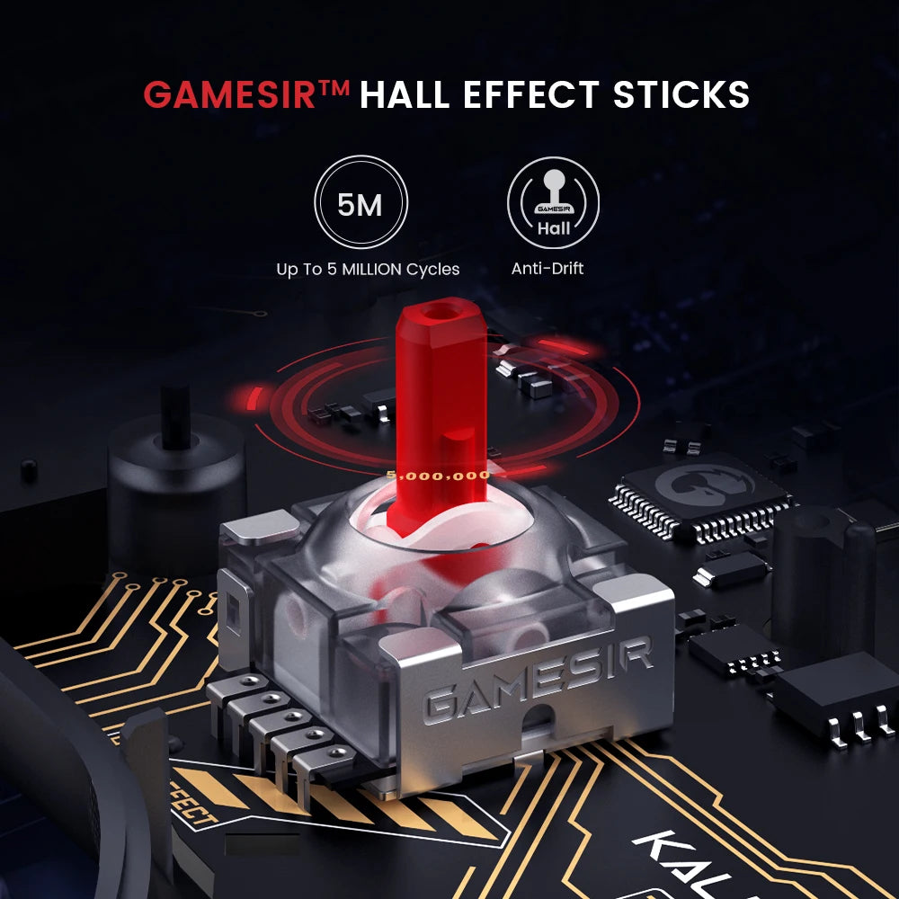 GameSir Kaleid Wired Xbox Controller – Hall Effect Joystick Gamepad for Xbox Series X, Series S & Xbox One