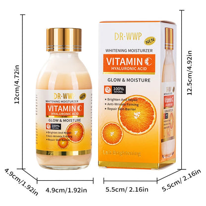 125ml Brightening Facial Essence – Arbutin, Turmeric & Vitamin C Hydrating Serum with AHA, Papaya, Glutathione & Kojic Acid