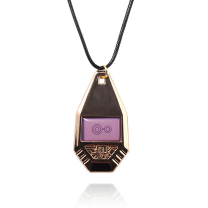 Digimon Adventure Evolver Necklace - Anime Metal Pendant Cosplay Jewelry Accessory Gift for Fans