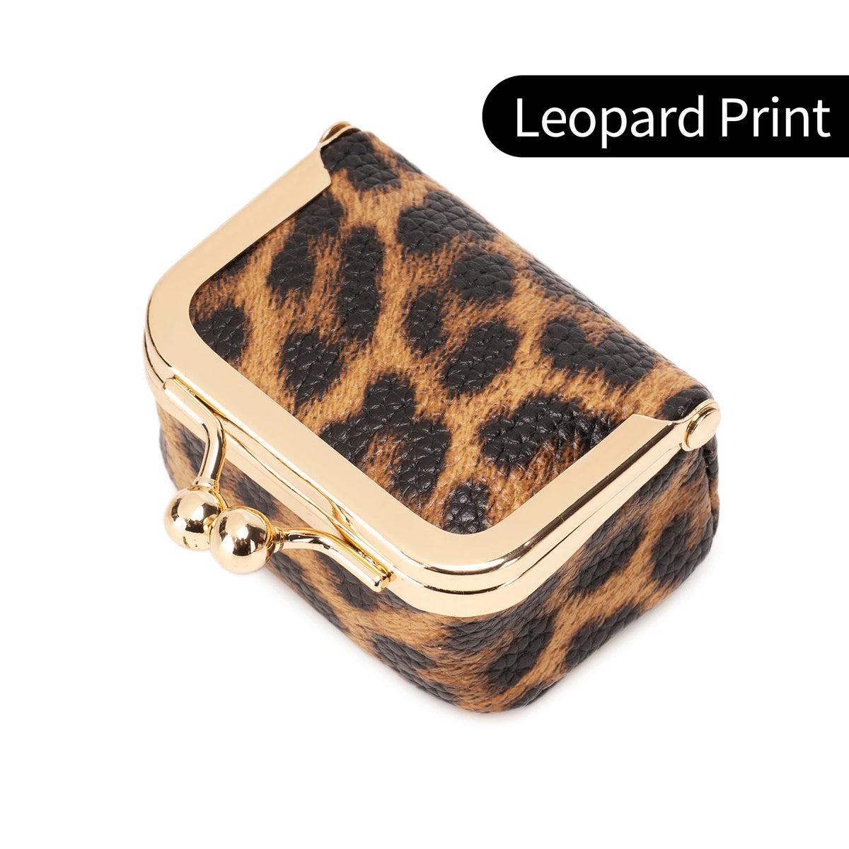 Mini Women’s Jewelry Box - Portable PU Leather Ring, Necklace & Earring Organizer