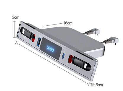27W Quick Charger USB Hub – Intelligent Docking Station & Splitter for Tesla Model 3 & Model Y