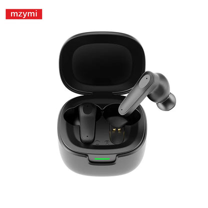 mzymi A98 TWS True Wireless Earbuds | ENC Noise-Reducing Waterproof Sport Headphones