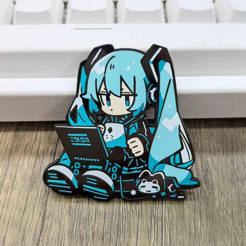 Japanese Anime Pin Badge — Cartoon Brooch for Backpacks, Clothes & Schoolbags