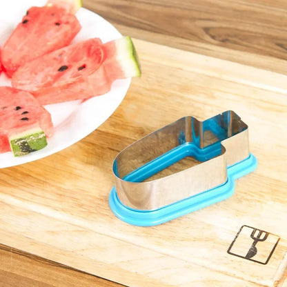 Stainless Steel Cute Tree Design Watermelon Cutter - Kitchen Gadgets for Effortless Watermelon Cutting, Salad, and Fruit Slicing