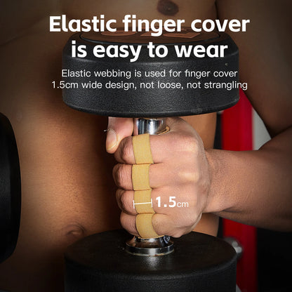 Leather Weightlifting Training Gloves with Palm Protection for Men & Women – Gym Workout, Pull Ups & Fitness Grips