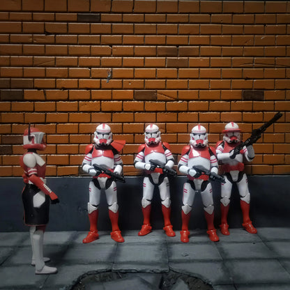 Star Wars 3.75" Clone Trooper Action Figure — 1/18 501st & 187th Legion REX ARF P1/P2 Toy Model