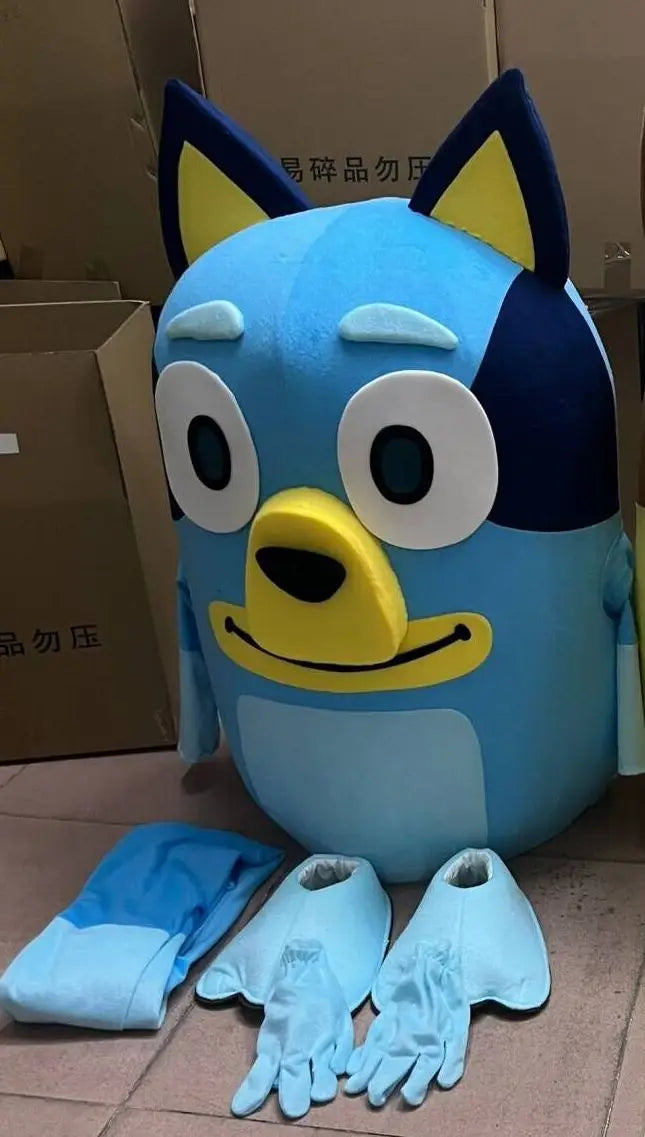 Bluey Bingo Dog Cosplay Costume — Adult Cartoon Doll Outfit for Walking, Performance & Events