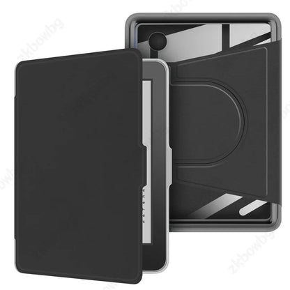 Transparent Acrylic Back Case for Kobo Clara & Clara Colour 6" – Magnetic Rotating eReader Cover