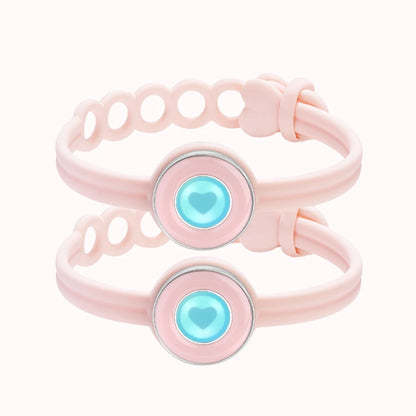 TOTWOO Candy Collection Long Distance Touch Bracelets – Colorful Vibration & Light-Up Bands, Gifts for Girlfriend, Pairing Jewelry