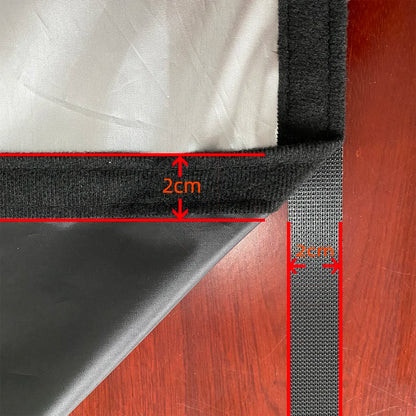 Customized 100% Blackout Curtain — Self-Adhesive Portable Window Shades for Home, Bedroom & Travel