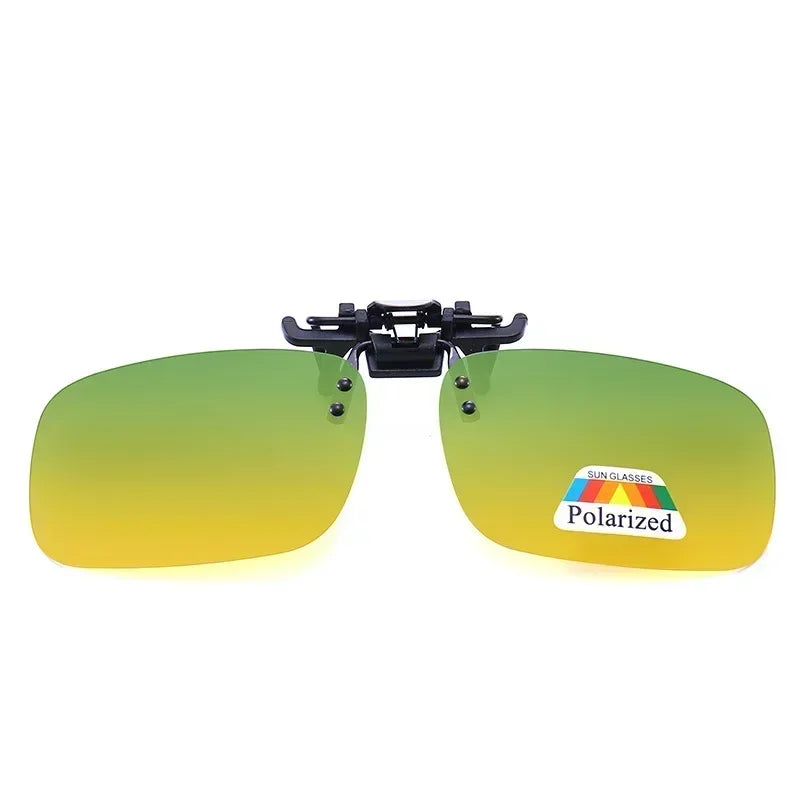 Polarized Clip-On Sunglasses – HD UV400 Driving & Night Vision Glasses Shades