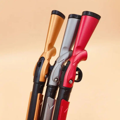 Creative Gun Shape Gel Pen - 0.38mm Black Ink Writing Pen For Office Students And Gift Use
